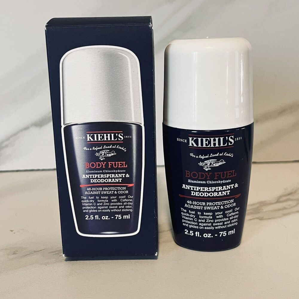 Kiehl's Body Fuel Antiperspirant & Deodorant 2.5 oz 48 Protection New in Box